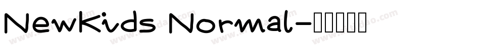 NewKids Normal字体转换